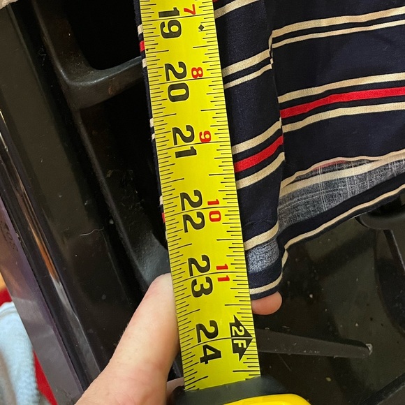 Bohemian striped rayon harem backless halter jumpsuit size small - Picture 6 of 6